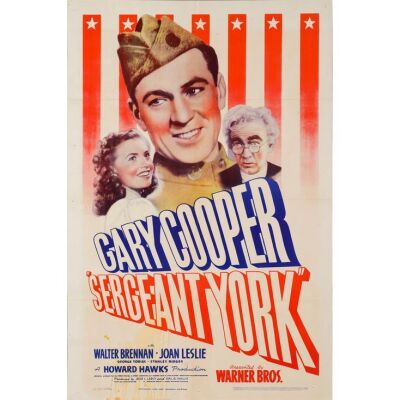 1022. One Sheet (27" x 41"); From The Royal Theatre Collection; Style A; Very Fine- Folded ### SERGEANT YORK (1941)