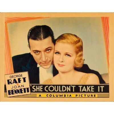 1026. Lobby Card (11" x 14"); Very Fine ### SHE COULDN'T TAKE IT (1935)