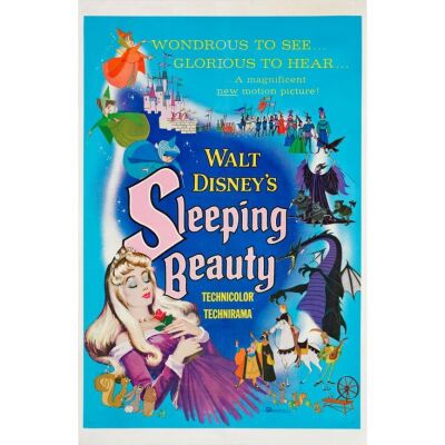 1044. One Sheet (27" x 41"); Style A; Fine+ on Linen ### SLEEPING BEAUTY (1959)