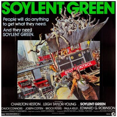 1055. Six Sheet (81" x 81"); Full-Bleed; Very Fine Folded ### SOYLENT GREEN (1973)