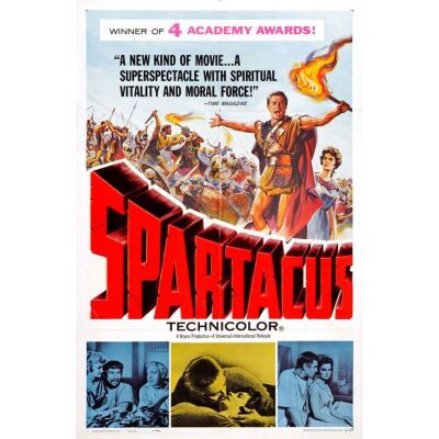 1056. One Sheet (27" x 41"); Academy Awards Style; Very Fine+ Folded ### SPARTACUS (1961)