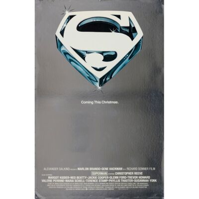 1116. Mylar One Sheet (26" x 40"); Advance; Fine+ Rolled ### SUPERMAN (1978)