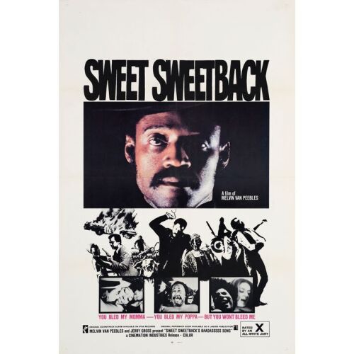 1122. One Sheet (27" x 41"); Very Fine- on Linen ### SWEET SWEETBACK'S BAADASSSSS SONG (1971)