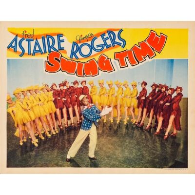 1123. Lobby Card (11" x 14"); Very Fine+ ### SWING TIME (1936)
