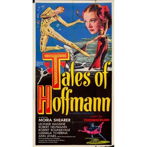1124. Three Sheet (41" x 79"); Style No. 3; Fine+ Folded ### TALES OF HOFFMAN (1951)