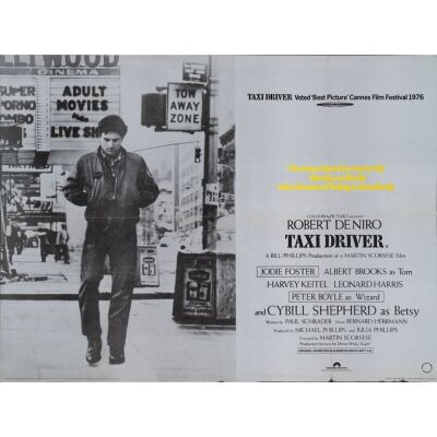 1159. Full-Bleed British Quad (40" x 30"); Fine+ Folded ### TAXI DRIVER (1976)