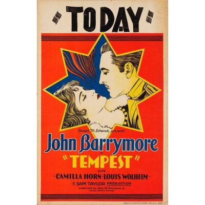 1161. Window Card (14" x 22"); Fine+ ### TEMPEST (1928)