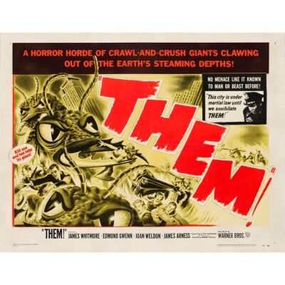 1168. Half Sheet (22" x 28"); Very Fine- on Paper ### THEM! (1954)
