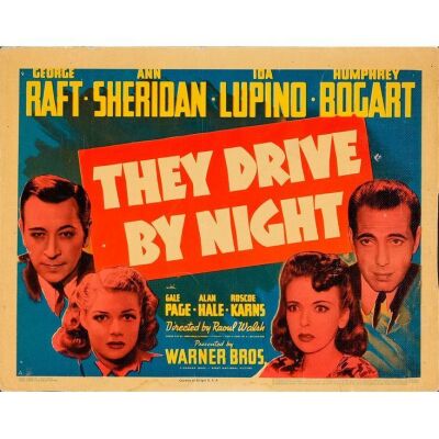 1171. Title Lobby Card (11" x 14"); Linen Finish; Fine ### THEY DRIVE BY NIGHT (1940)