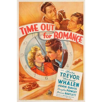 1186. One Sheet (27" x 41"); Stone Lithograph; Fine+ on Linen ### TIME OUT FOR ROMANCE (1937)