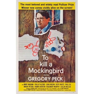 1190. One Sheet (27" x 41"); Very Fine+ Folded ### TO KILL A MOCKINGBIRD (1962)