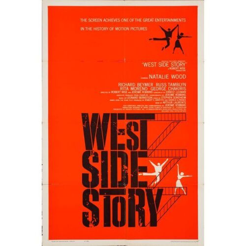 1221. One Sheet (27" x 41"); Very Fine- Folded ### WEST SIDE STORY (1961)