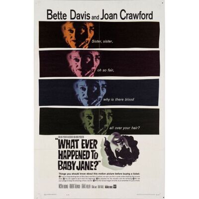 1224. One Sheet (27" x 41"); Very Fine+ Folded ### WHAT EVER HAPPENED TO BABY JANE? (1962)