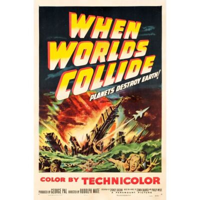 1226. One Sheet (27" x 41"); Very Fine- on Linen ### WHEN WORLDS COLLIDE (1951)