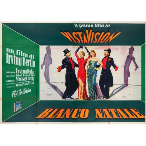 1229. Horizontal Italian Four Fogli (78" x 55"); Very Fine Folded ### WHITE CHRISTMAS (1954)