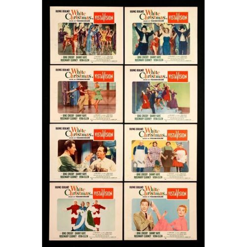 1230. Lobby Card Set (8) (11" x 14"); Very Fine- ### WHITE CHRISTMAS (1954)