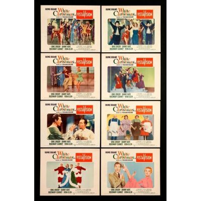 1230. Lobby Card Set (8) (11" x 14"); Very Fine- ### WHITE CHRISTMAS (1954)