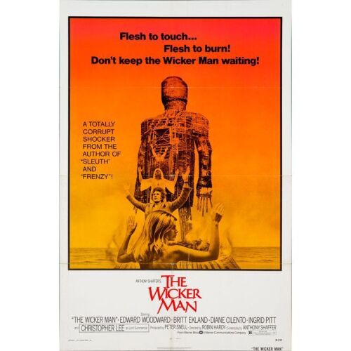 1235. One Sheet (27" x 41"); Very Fine- Folded ### THE WICKER MAN (1973)