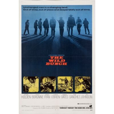 1238. One Sheet (27" x 41"); Very Fine- on Paper ### THE WILD BUNCH (1969)