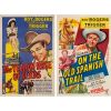 1256. One Sheets (2) (27" x 41"); Very Fine- on Linen ### YELLOW ROSE OF TEXAS, THE / ON THE OLD SPANISH TRAIL (1944, 1947)