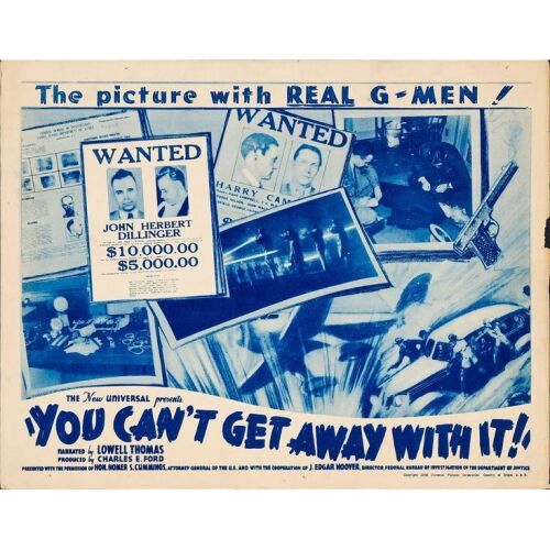 1258. Title Lobby Card (11" x 14"); Fine+ ### YOU CAN'T GET AWAY WITH IT (1936)