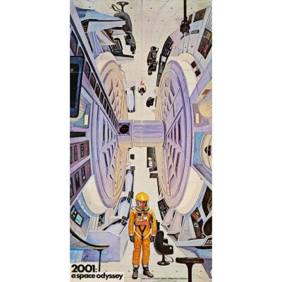 1. 2001: A SPACE ODYSSEY (1968): Commercial Poster (20" x 40"); Fine- Folded