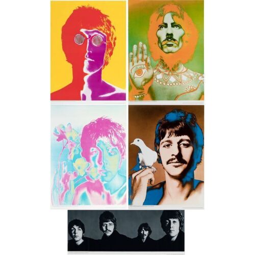 33. THE BEATLES: SPECIAL "LOOK" MAGAZINE PRINTS BY RICHARD AVEDON (1967): Commercial Posters (5) (23" x 31" (4), 40" x 14" (1); Near Mint Rolled