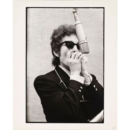 46. BOB DYLAN (1991): Original B&W Oversized Matte Photograph (16" x 20"); "The Bootleg Series Volumes 1-3"; Very Fine+