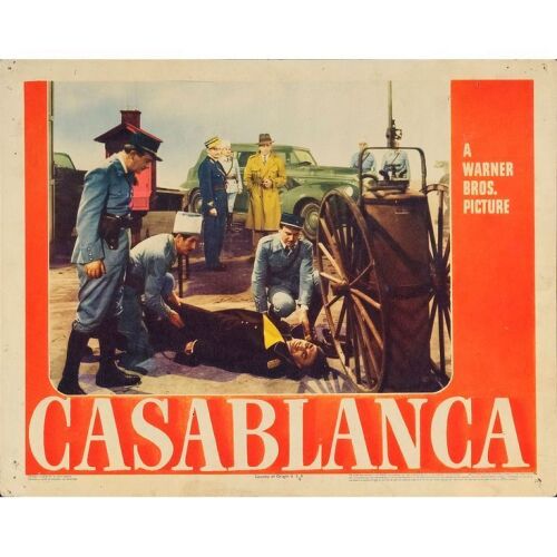 61. CASABLANCA (1942): Lobby Card (11" x 14"); Fine