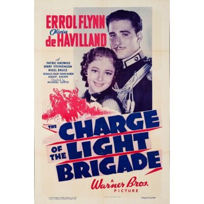 64. THE CHARGE OF THE LIGHT BRIGADE (1936): One Sheet (27" x 41"); From The Royal Theatre Collection; Very Fine+ Folded