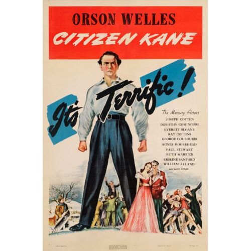 69. CITIZEN KANE (1941): One Sheet (27" x 41"); Style A; Very Fine- on Linen