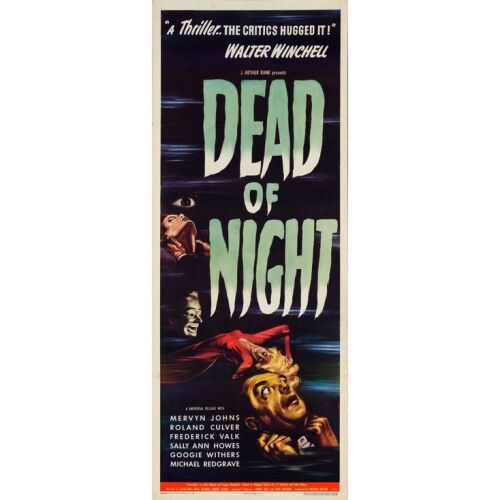 82. DEAD OF NIGHT (1945): Insert (14" x 36"); Very Fine Folded