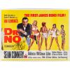 153. JAMES BOND: DR. NO (1962): British Quad (40" x 30"); Country-of-Origin; Very Fine Folded