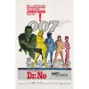 155. JAMES BOND: DR. NO (1962): One Sheet (27" x 41"); "Yellow Smoke "Style; Very Fine- on Linen