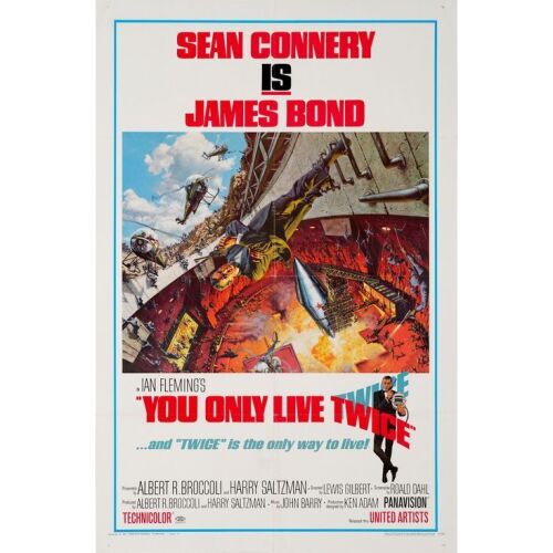 167. JAMES BOND: YOU ONLY LIVE TWICE (1967): One Sheet (27" x 41"); Style A; Very Fine Folded