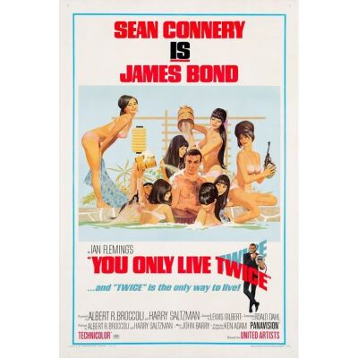 169. JAMES BOND: YOU ONLY LIVE TWICE (1967): One Sheet (28" x 41"); Style C; Fine+ on Linen