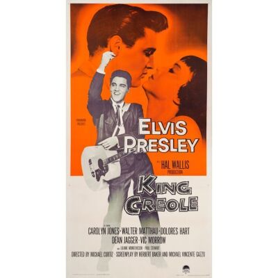 181. KING CREOLE (1958): Three Sheet (41.25" x 79"); Very Fine+ on Linen
