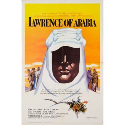 187. LAWRENCE OF ARABIA (1962): One Sheet (27" x 41"); Roadshow Style B; Very Fine+ Folded