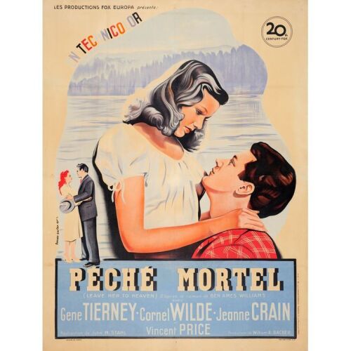 189. LEAVE HER TO HEAVEN (1945): French Grande (47" x 63"); Fine+ on Linen