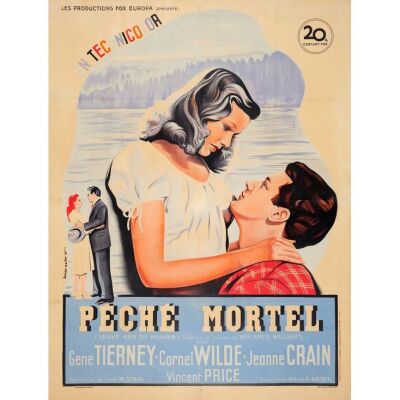 189. LEAVE HER TO HEAVEN (1945): French Grande (47" x 63"); Fine+ on Linen