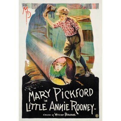 192. LITTLE ANNIE ROONEY (1925): One Sheet (28" x 41"); Stone Lithograph; Very Good+ on Linen