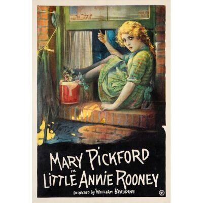 193. LITTLE ANNIE ROONEY (1925): One Sheet (29" x 41"); Stone Lithograph; Very Good+ on Linen