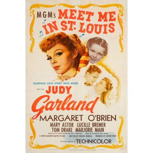 205. MEET ME IN ST. LOUIS (1944): One Sheet (27" x 41"); Very Good on Linen