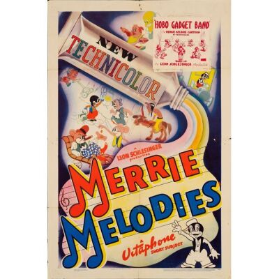 206. MERRIE MELODIES: HOBO GADGET BAND (1939): One Sheet (27" x 41"); Fine+ Folded