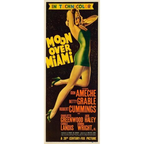 211. MOON OVER MIAMI (1941): Insert (14" x 36"); Very Fine- on Paper