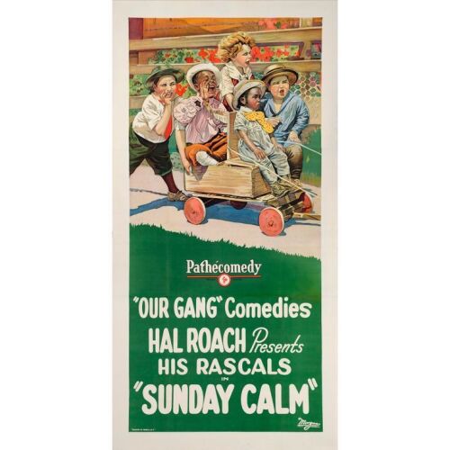 230. OUR GANG: SUNDAY CALM (1923): Three Sheet (41" x 79"); Stone Lithograph; Very Fine- on Linen