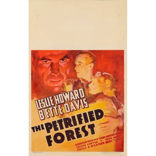 234. THE PETRIFIED FOREST (1936): Window Card (14" x 22"); Fine+ on Cardstock
