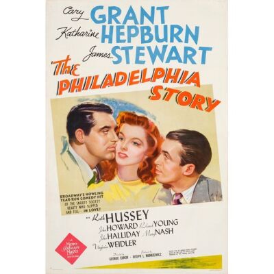 236. THE PHILADELPHIA STORY (1940): One Sheet (27" x 40"); Style D; Very Fine- on Linen