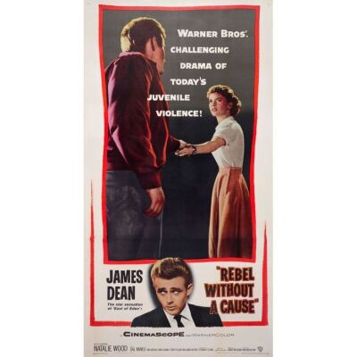 249. REBEL WITHOUT A CAUSE (1955): Three Sheet (41" x 79"); Very Fine- on Linen