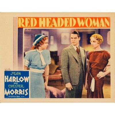 252. RED-HEADED WOMAN (1932): Lobby Card (11" x 14"); Very Fine+